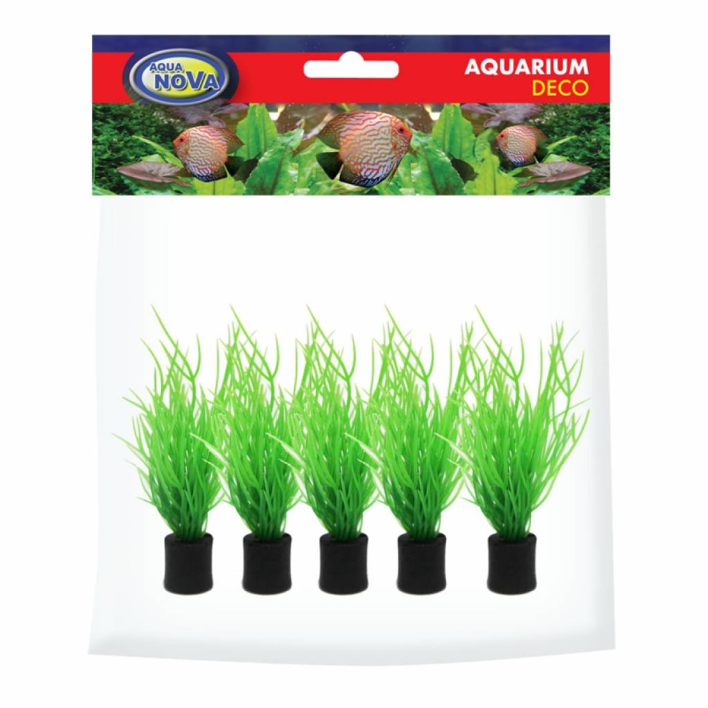 Künstliche Pflanze für Aquarium 8cm. 5 Stück im Paket